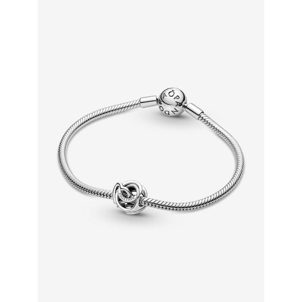 Pandora Sterling Silver Family Always Encircled Heart Charm Image 5