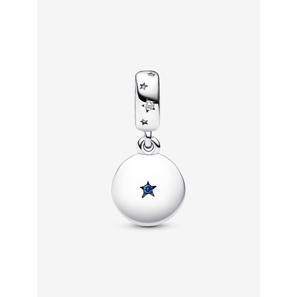 Pandora Sterling Silver Family Love Double Dangle Charm Image 4