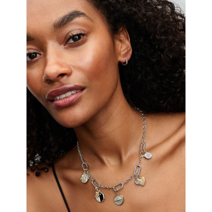Pandora Sterling Silver Five Links Chain Necklace Image 4