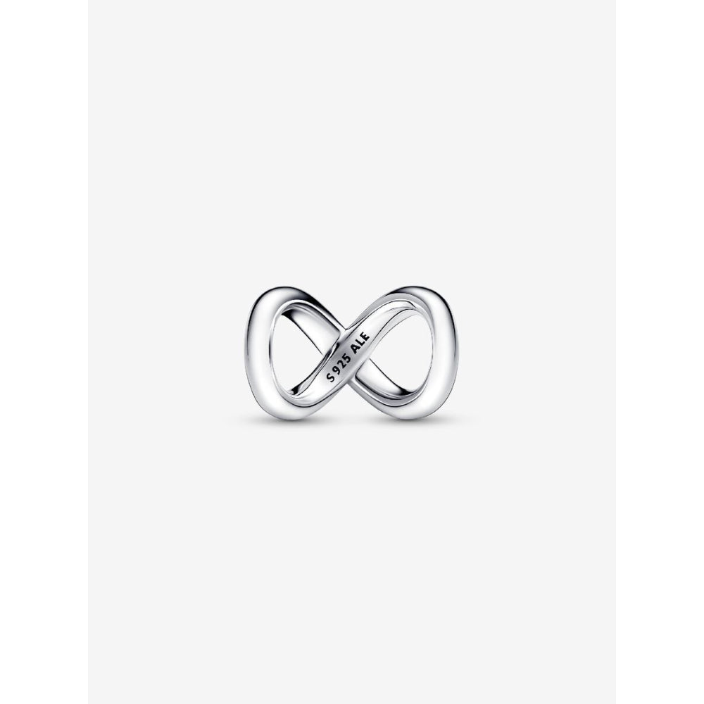 Pandora Sterling Silver Forever & Always Infinity Charm Image 1