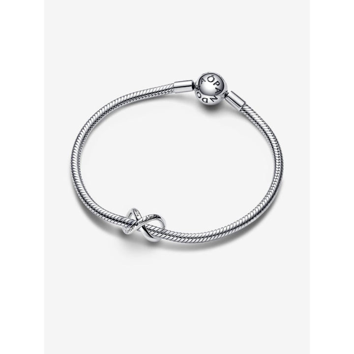 Pandora Sterling Silver Forever & Always Infinity Charm Image 4