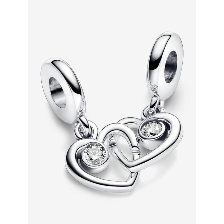 Pandora Sterling Silver Forever & Always Splittable Dangle Charm Image 6
