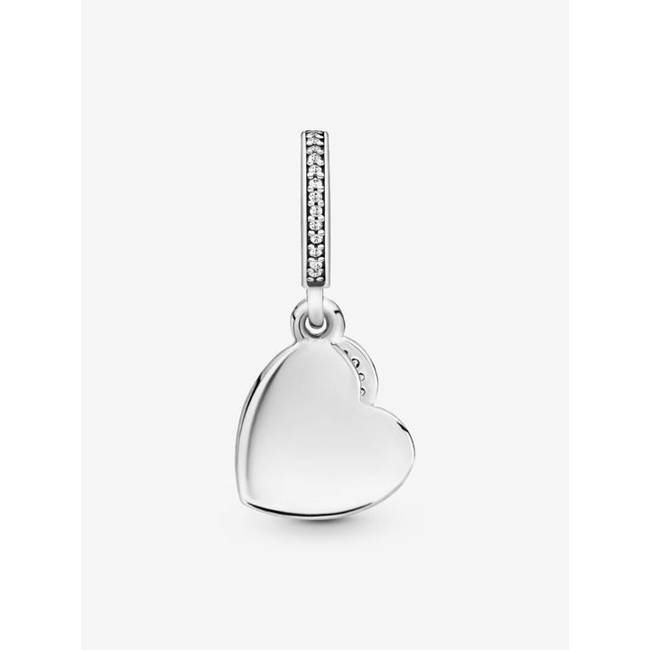 Pandora Sterling Silver Forever Friends Heart Dangle Charm Image 4