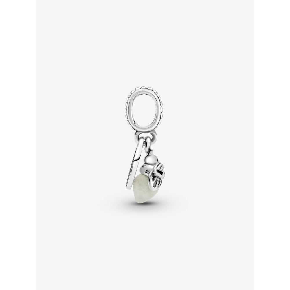 Pandora Sterling Silver Glow - In - The - Dark Firefly Dangle Charm Image 3