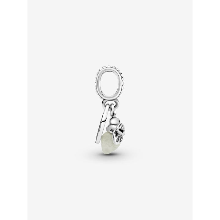 Pandora Sterling Silver Glow - In - The - Dark Firefly Dangle Charm Image 3