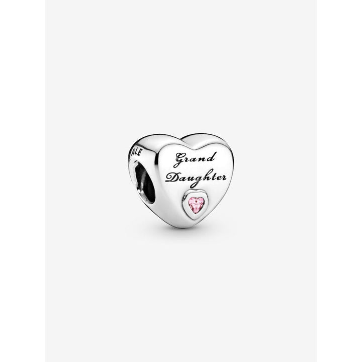 Pandora Sterling Silver Granddaughter Heart Charm Image 1