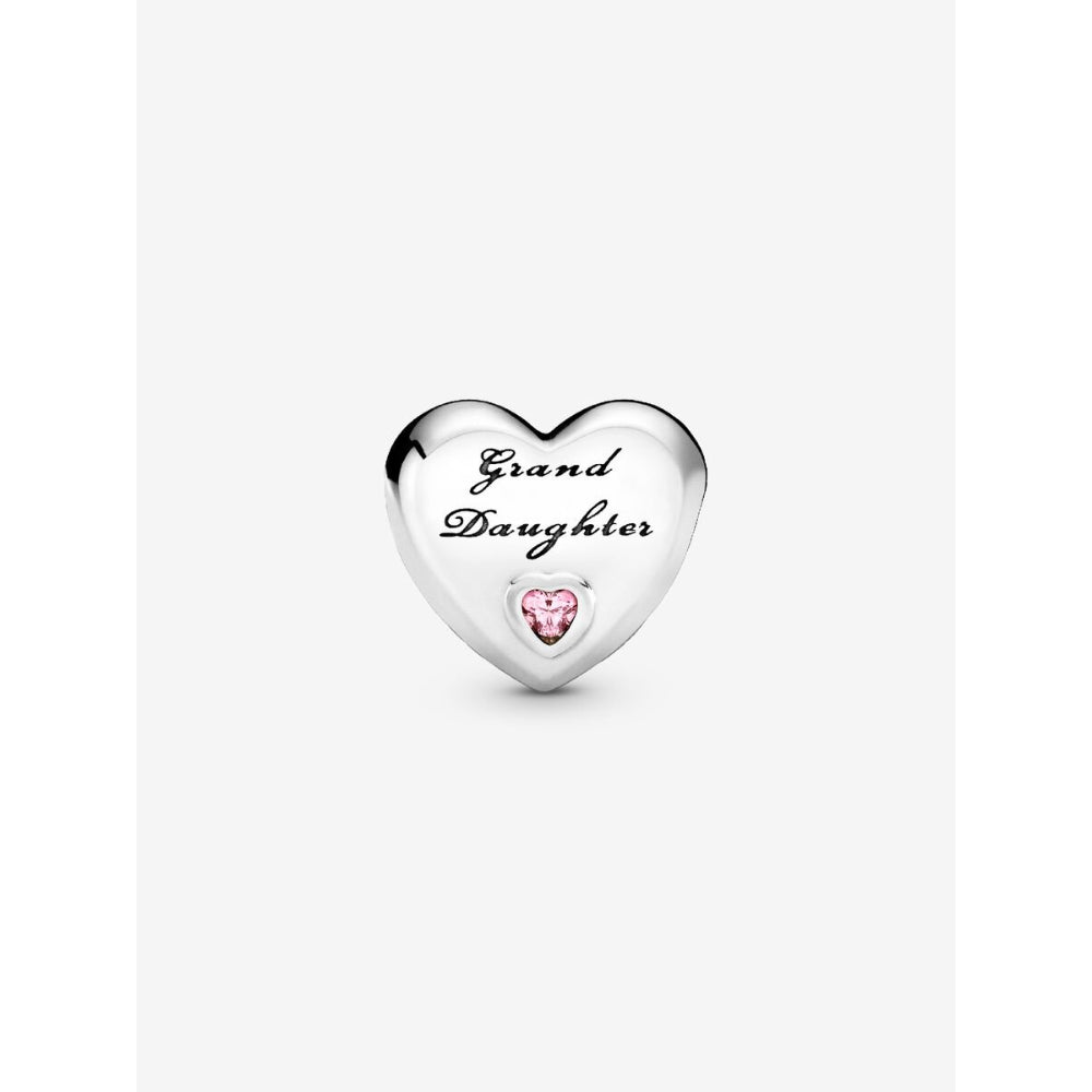 Pandora Sterling Silver Granddaughter Heart Charm Image 4