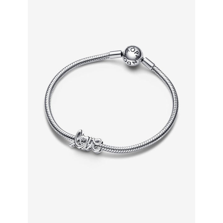 Pandora Sterling Silver Handwritten Love Charm Image 5