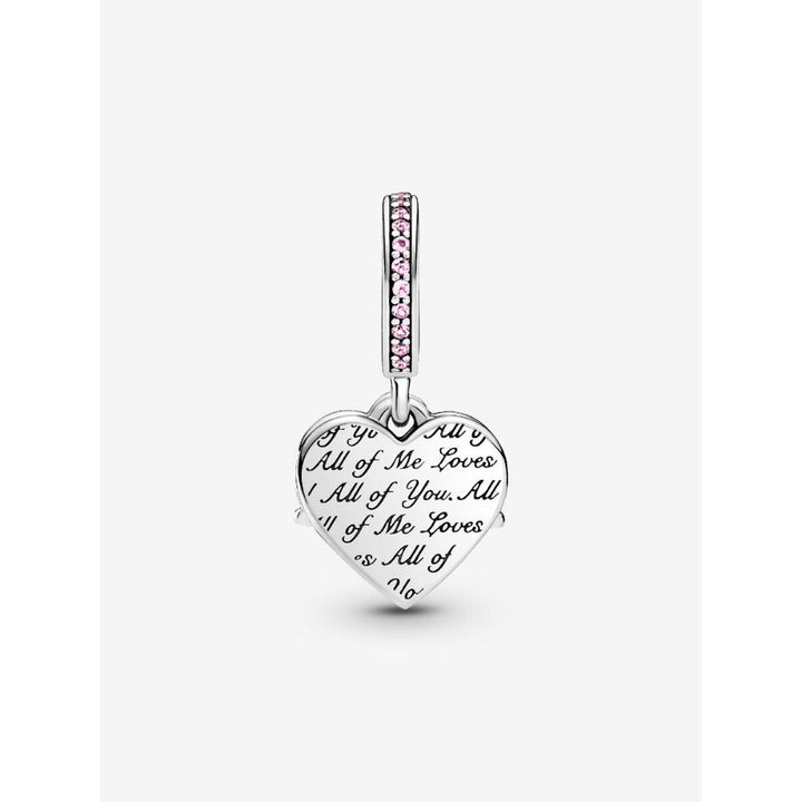 Pandora Sterling Silver Heart & Mum Dangle Charm Image 4