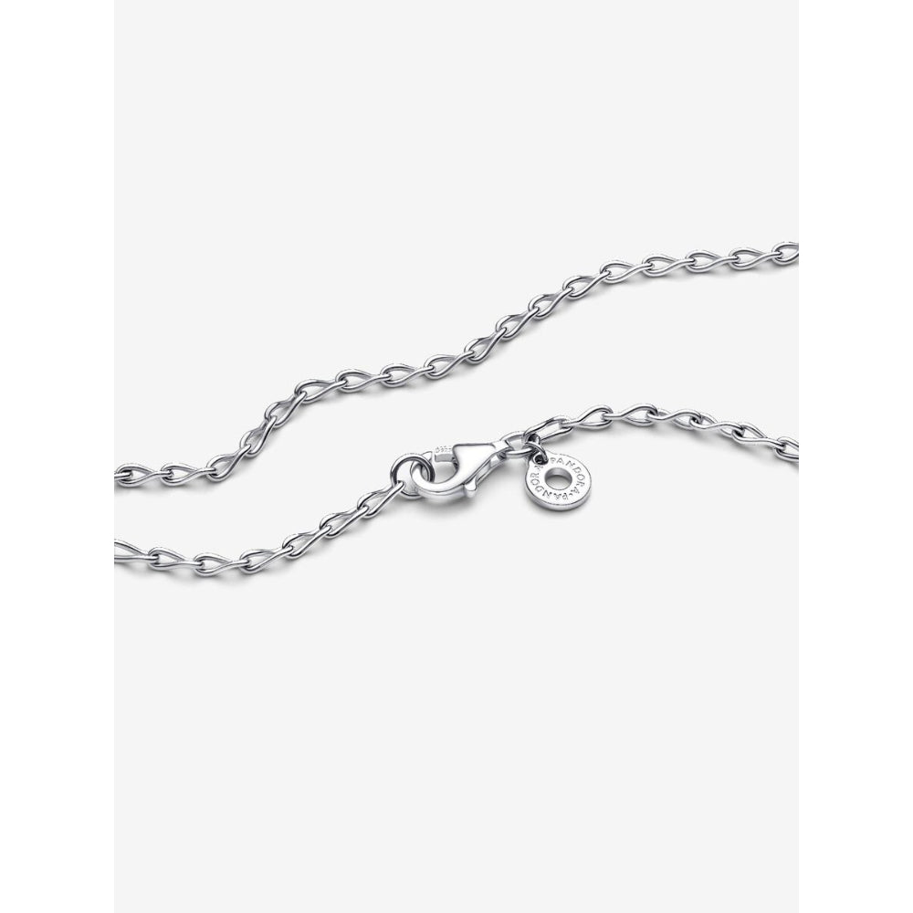 Pandora Sterling Silver Infinity Chain Necklace Image 4