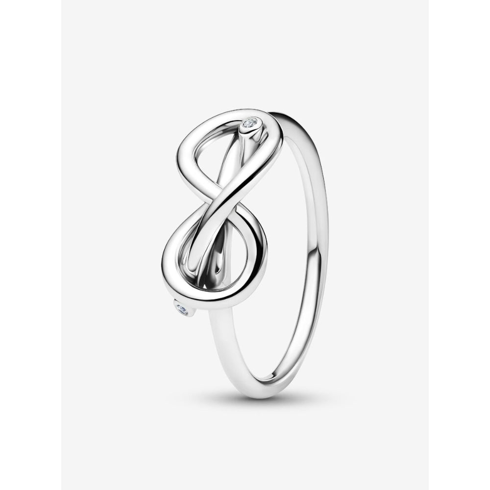 Pandora Sterling Silver Infinity Knot Ring Image 1