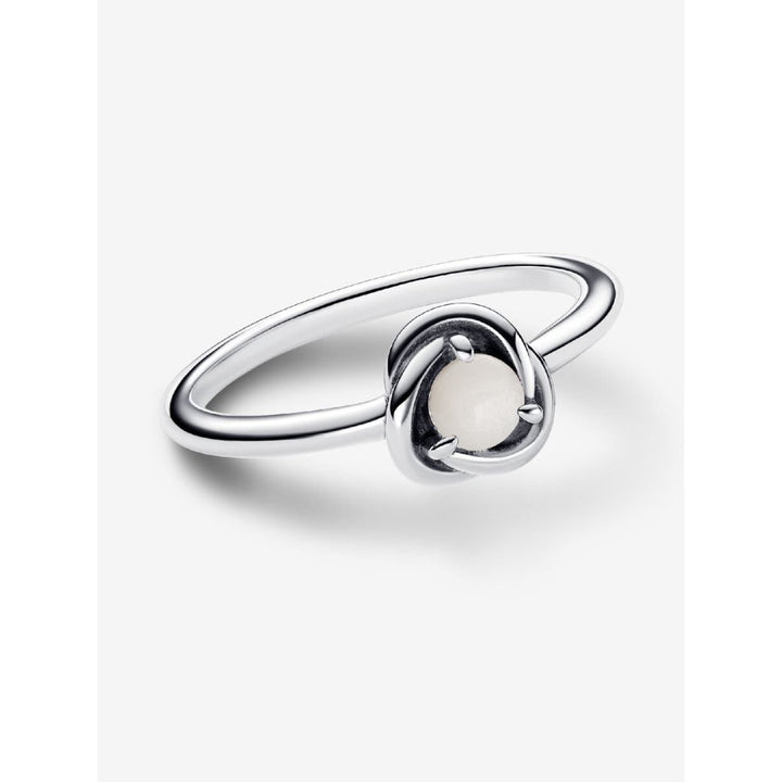 Pandora Sterling Silver June Birthstone Eternity Circle Ring Image 5