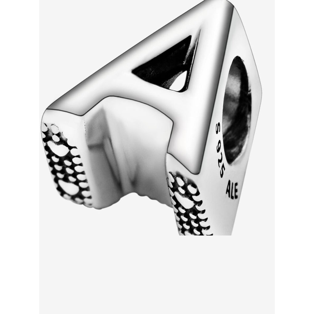 Pandora Sterling Silver Letter A Alphabet Charm Image 6