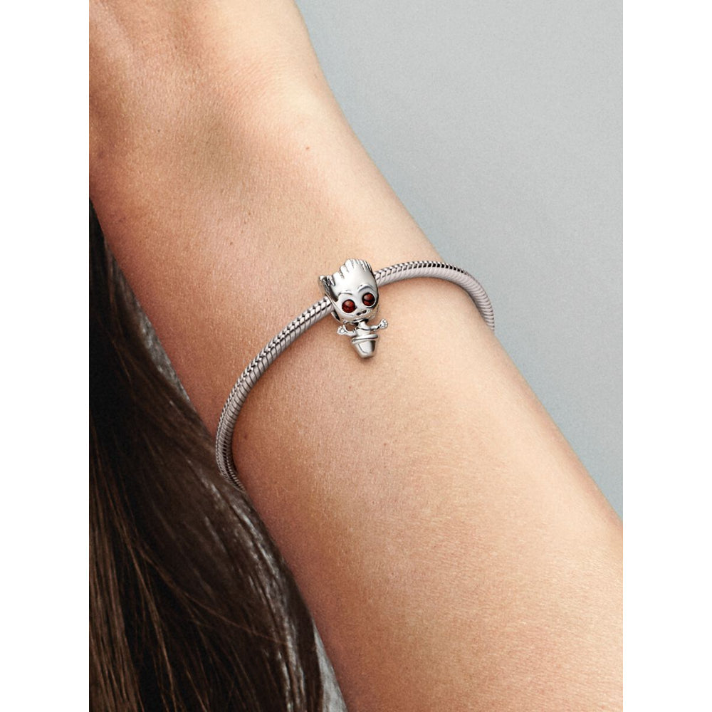 Pandora Sterling Silver Marvel Guardians of The Galaxy Dancing Groot Charm Image 2