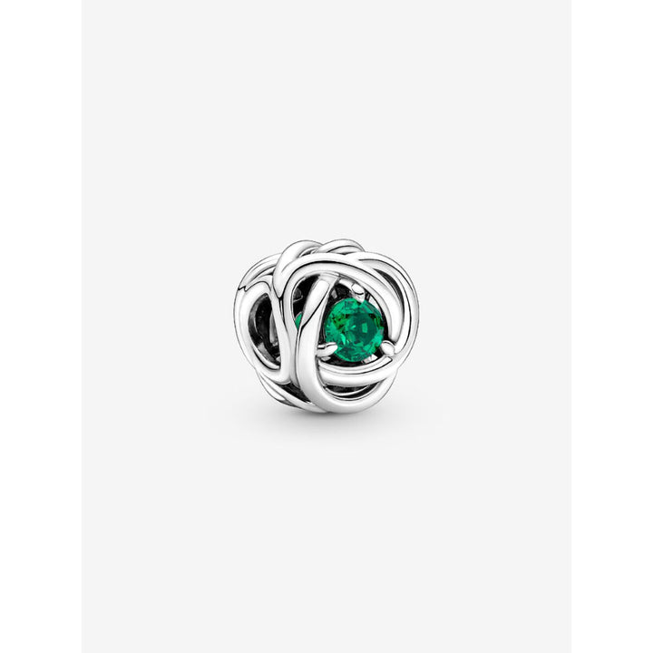 Pandora Sterling Silver May Birthstone Eternity Circle Charm Image 1
