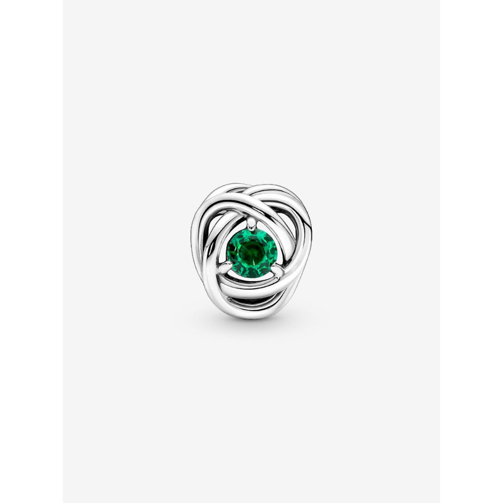 Pandora Sterling Silver May Birthstone Eternity Circle Charm Image 4