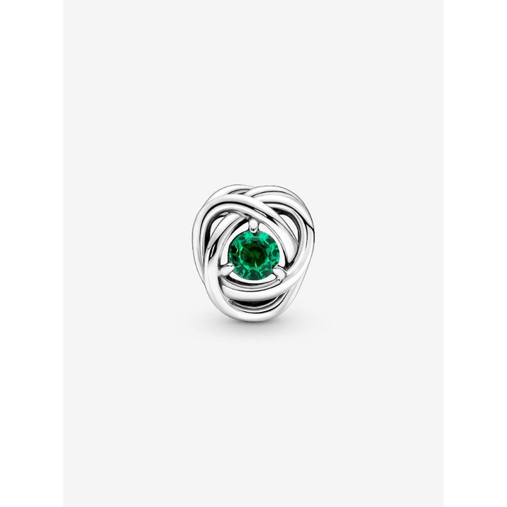 Pandora Sterling Silver May Birthstone Eternity Circle Charm Image 4