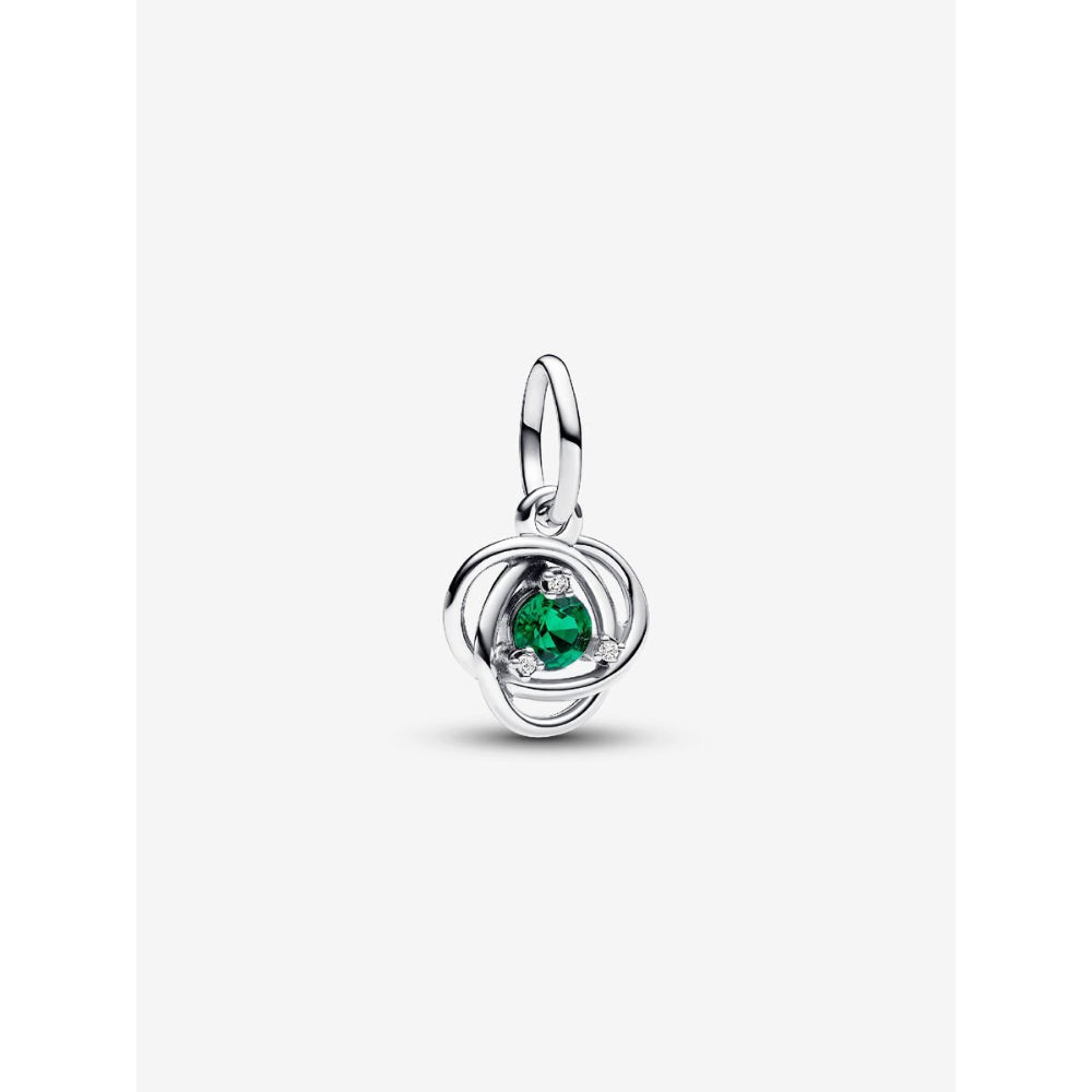 Pandora Sterling Silver May Eternity Circle Dangle Charm Image 1