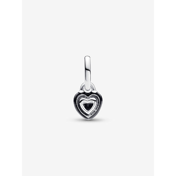 Pandora Sterling Silver Me Black Chakra Heart Mini Dangle Charm Image 5