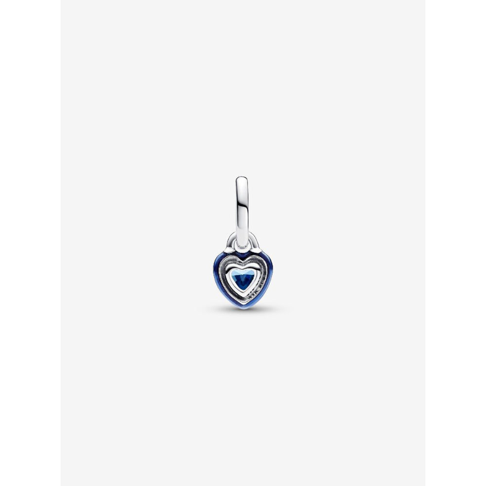 Pandora Sterling Silver Me Blue Chakra Heart Mini Dangle Charm Image 5