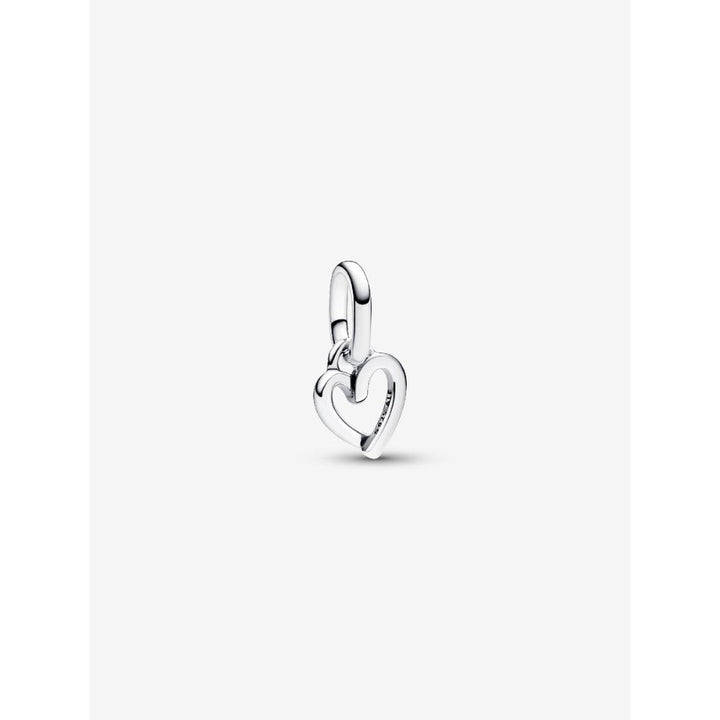 Pandora Sterling Silver Me Freehand Heart Mini Dangle Charm Image 1