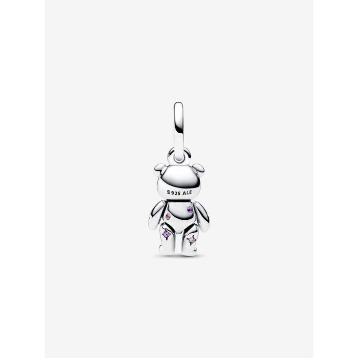 Pandora Sterling Silver Movable Teddy Bear Dangle Charm Image 4