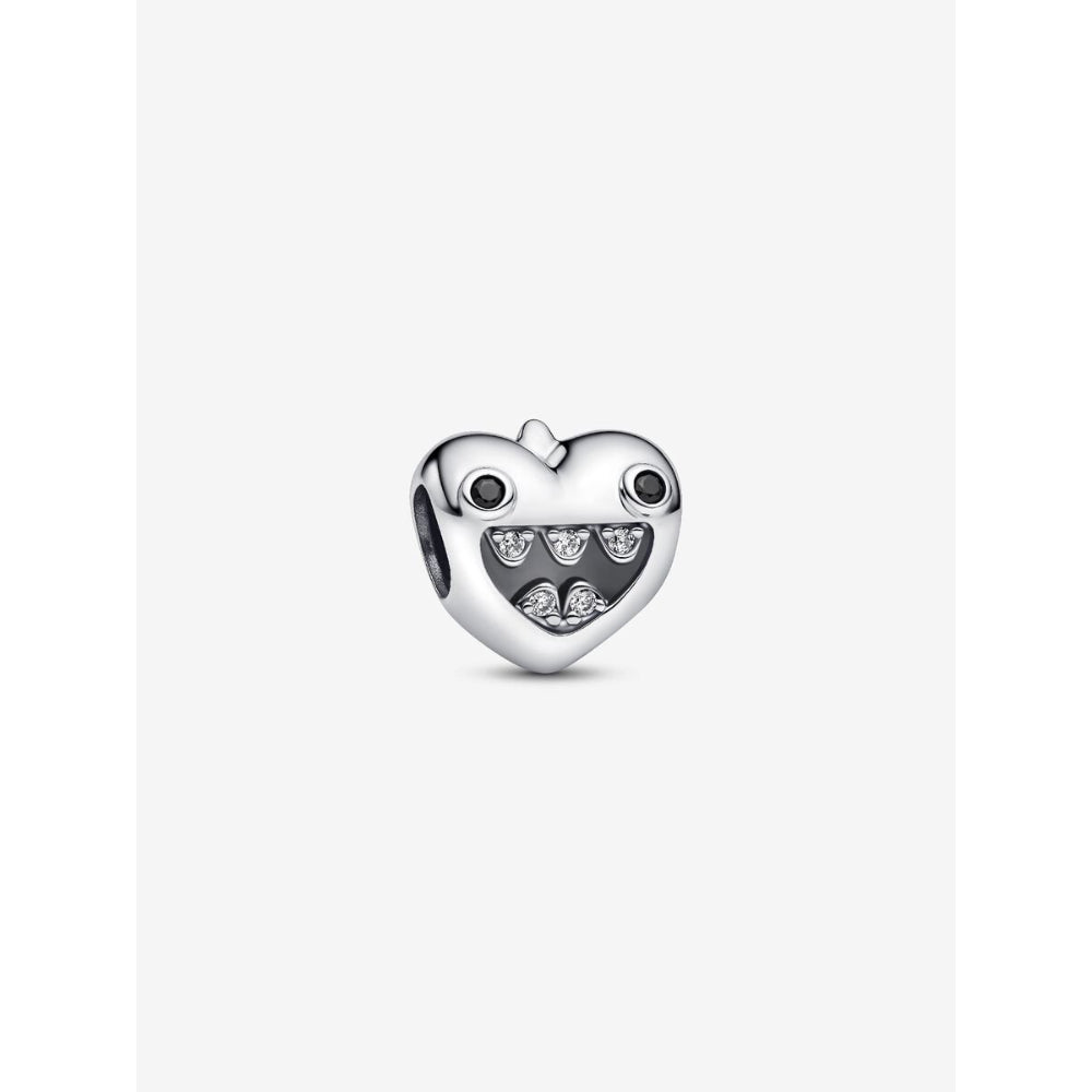 Pandora Sterling Silver Mum's Little Monsters Heart Charm Image 1