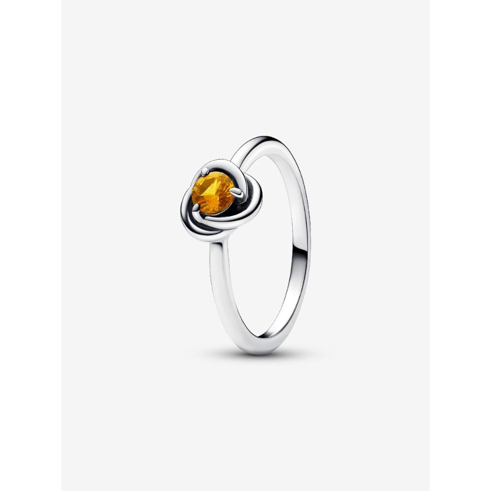 Pandora Sterling Silver November Birthstone Eternity Circle Ring Image 1