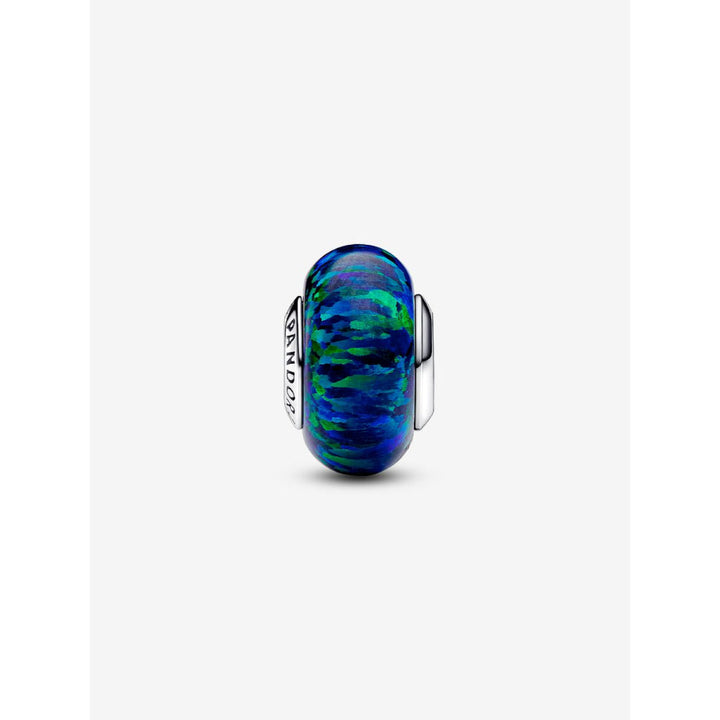 Pandora Sterling Silver Opalescent Green Charm Image 4