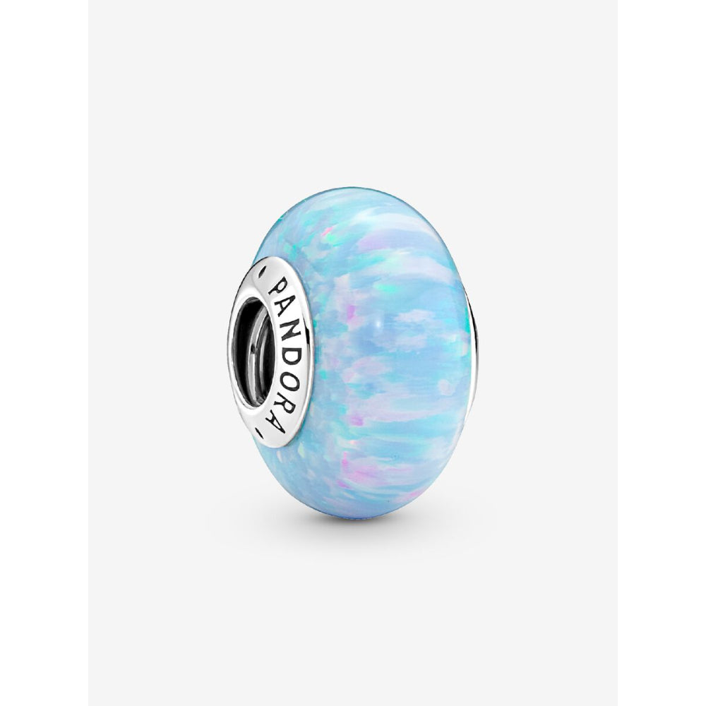 Pandora Sterling Silver Opalescent Ocean Blue Charm Image 1