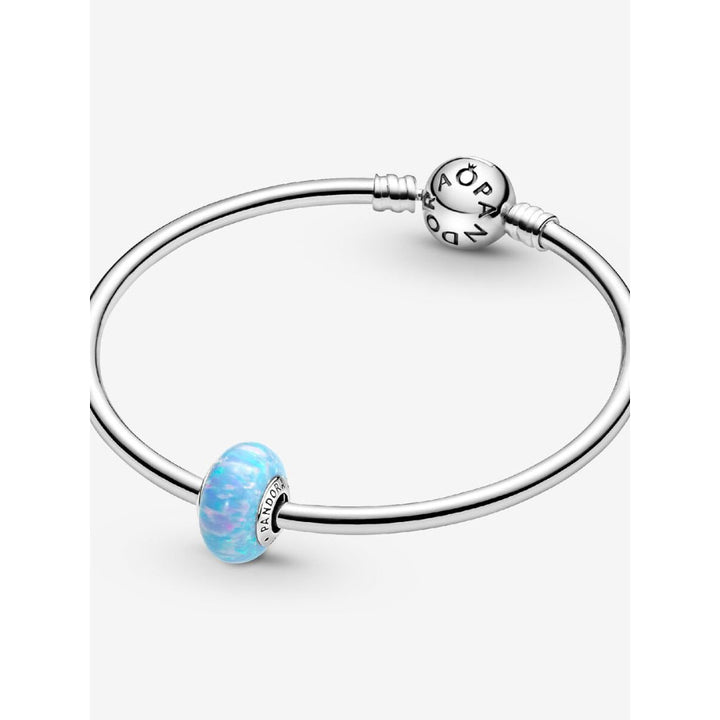 Pandora Sterling Silver Opalescent Ocean Blue Charm Image 5