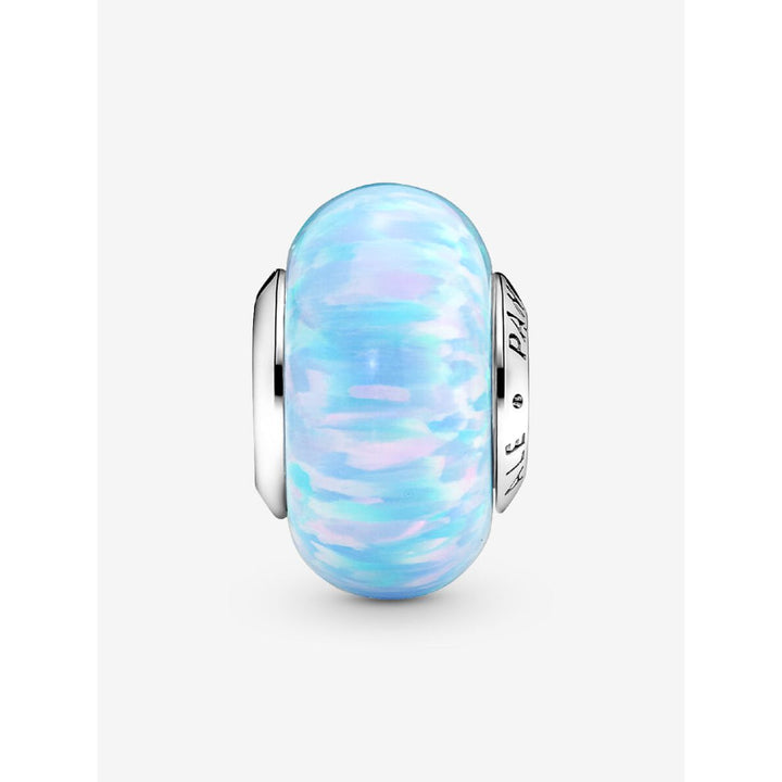 Pandora Sterling Silver Opalescent Ocean Blue Charm Image 6