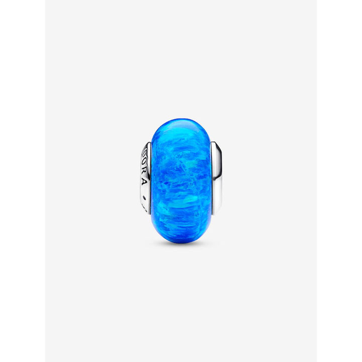 Pandora Sterling Silver Opalescent Ocean Deep Blue Charm Image 5
