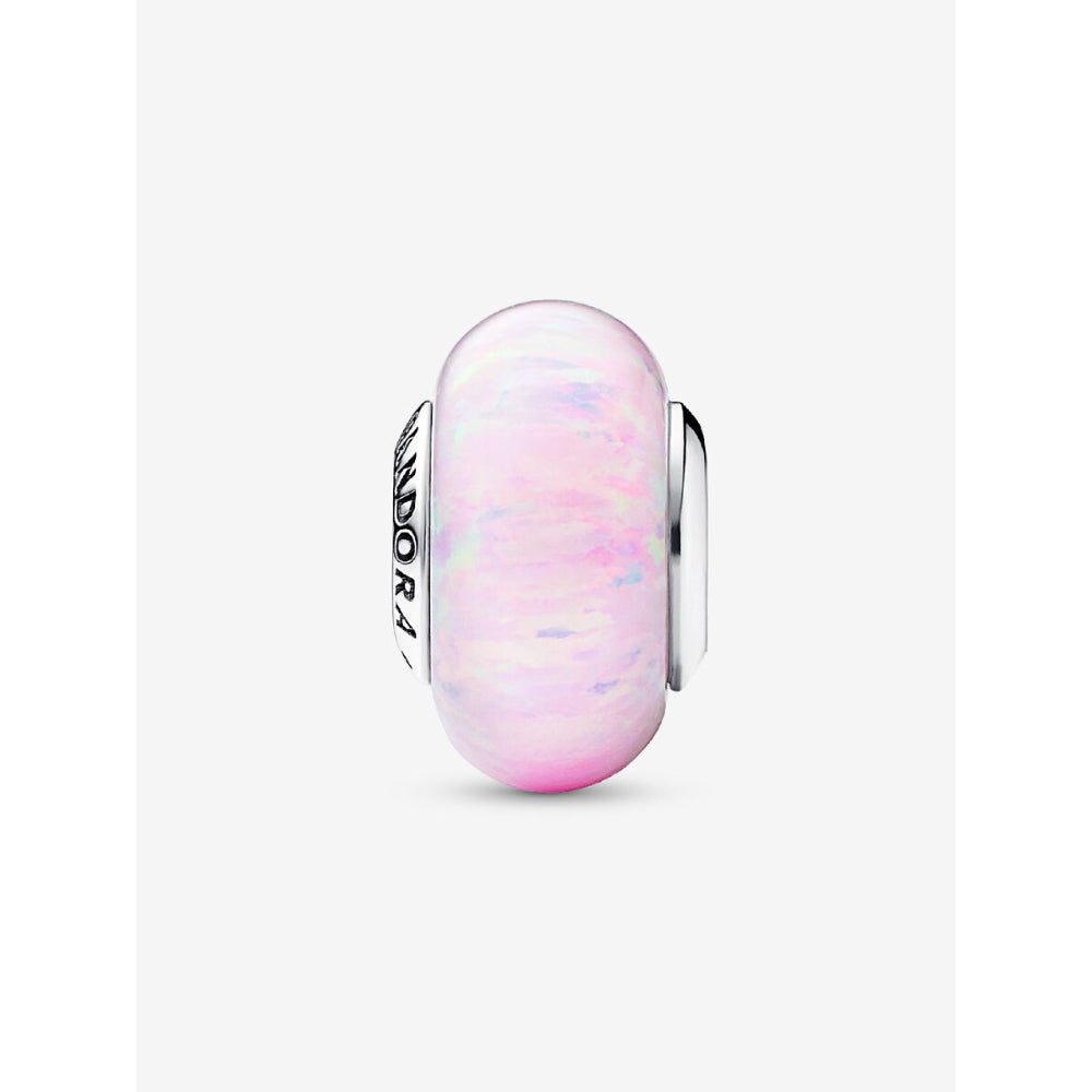 Pandora Sterling Silver Opalescent Pink Charm Image 5