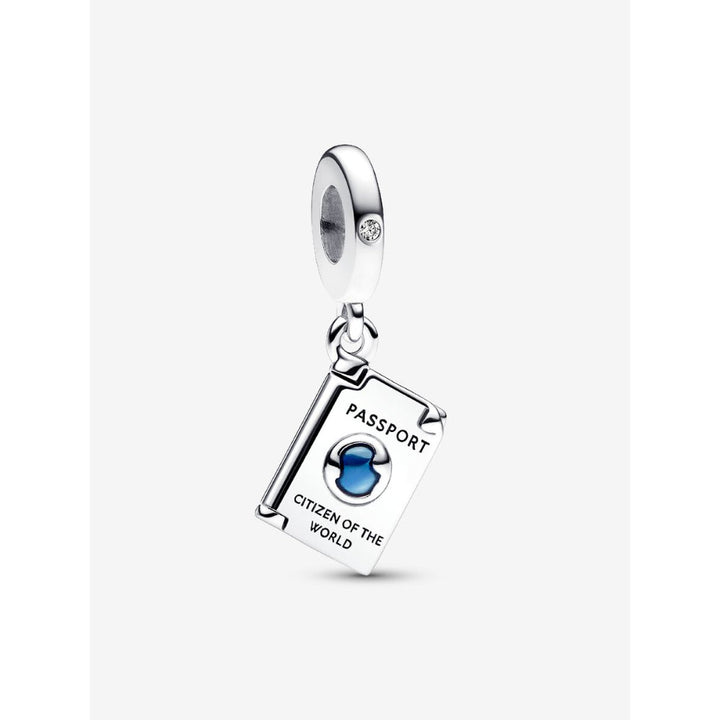 Pandora Sterling Silver Openable Passport Dangle Charm Image 1