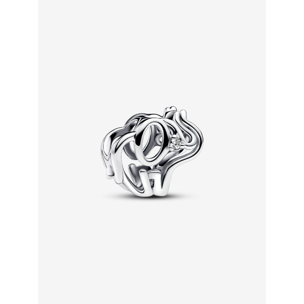 Pandora Sterling Silver Openwork Elephant Charm Image 2