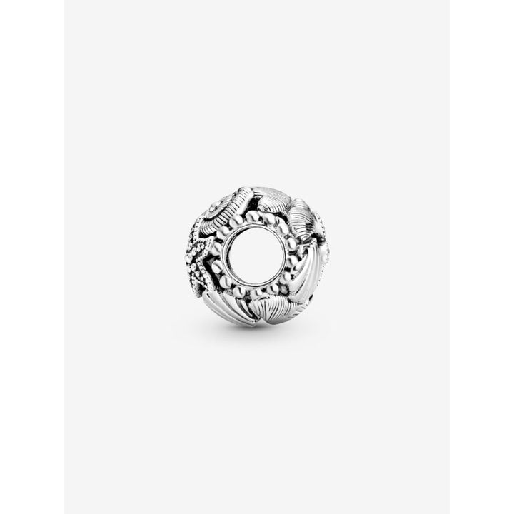 Pandora Sterling Silver Openwork Starfish, Shells & Hearts Charm Image 5