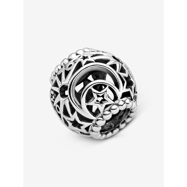 Pandora Sterling Silver Openwork Sun, Stars & Moon Charm Image 5