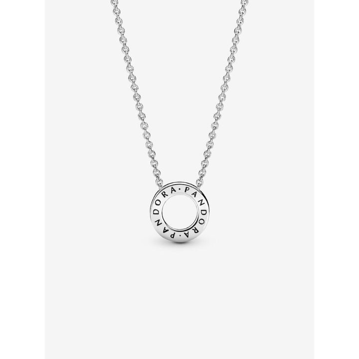 Pandora Sterling Silver Pave Circle Collier Necklace Image 3