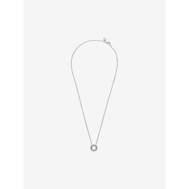 Pandora Sterling Silver Pave Circle Collier Necklace Image 4