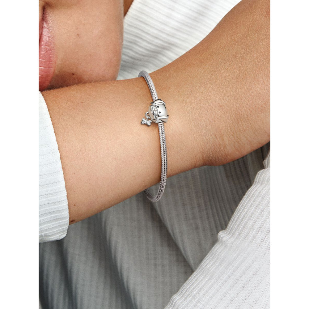 Pandora Sterling Silver Pet Dog & Bone Charm Image 2