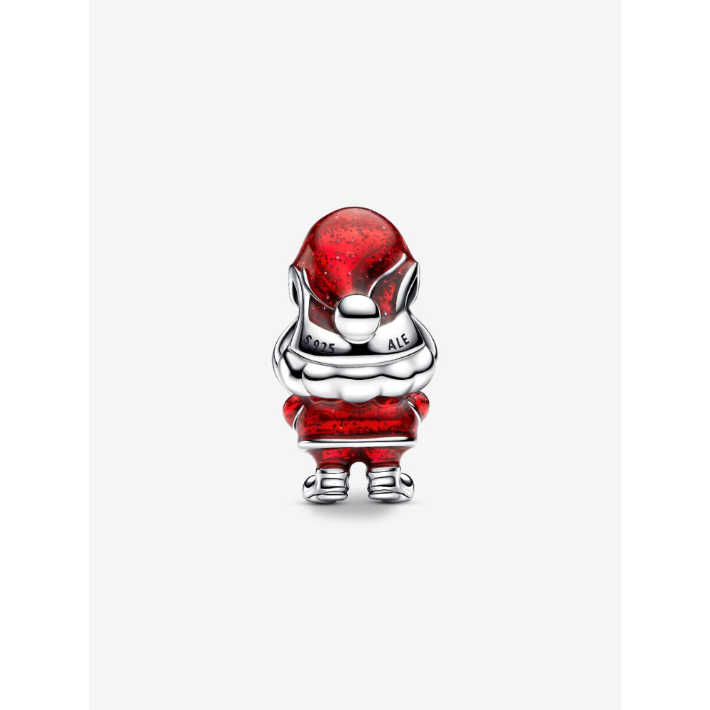 Pandora Sterling Silver Playful Santa Charm Image 6