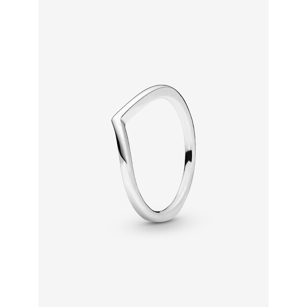 Pandora Sterling Silver Polished Wishbone Ring Image 1
