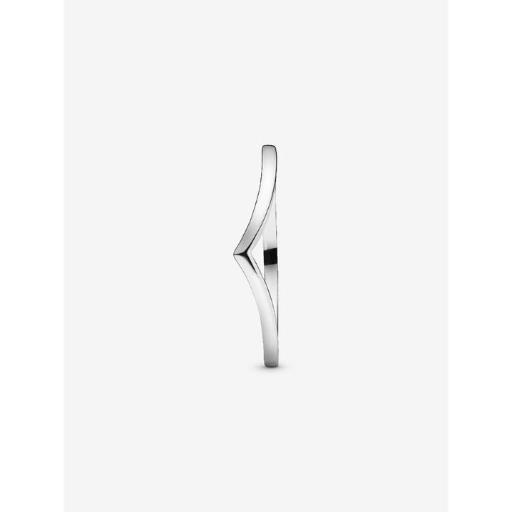 Pandora Sterling Silver Polished Wishbone Ring Image 4
