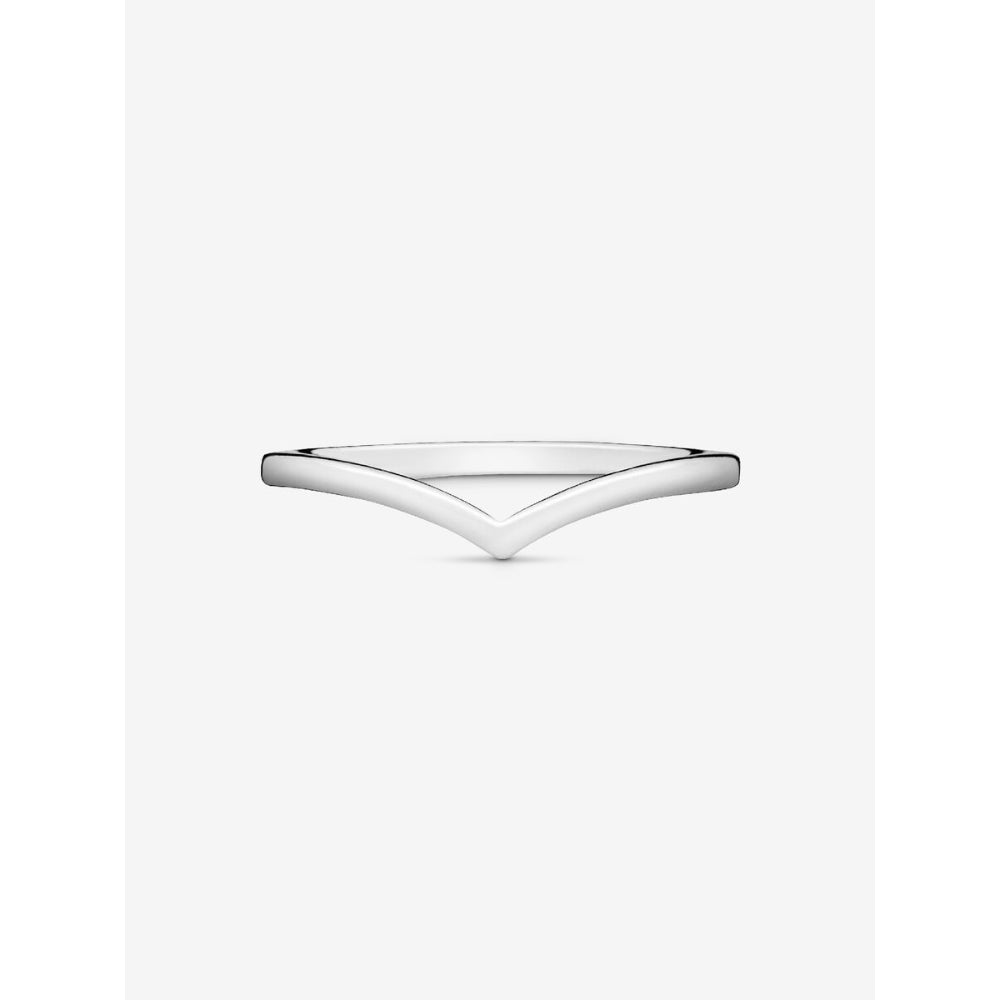 Pandora Sterling Silver Polished Wishbone Ring Image 5