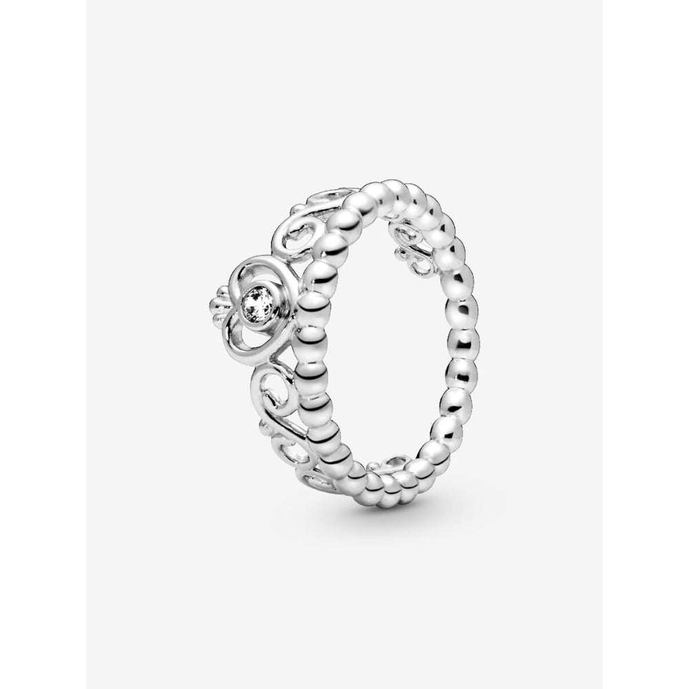 Pandora Sterling Silver Princess Tiara Crown Ring Image 1