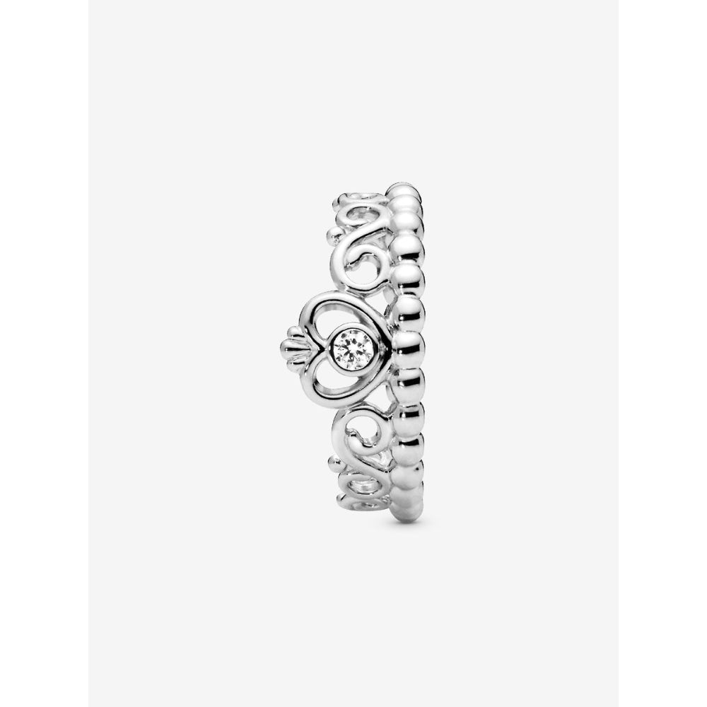 Pandora Sterling Silver Princess Tiara Crown Ring Image 4