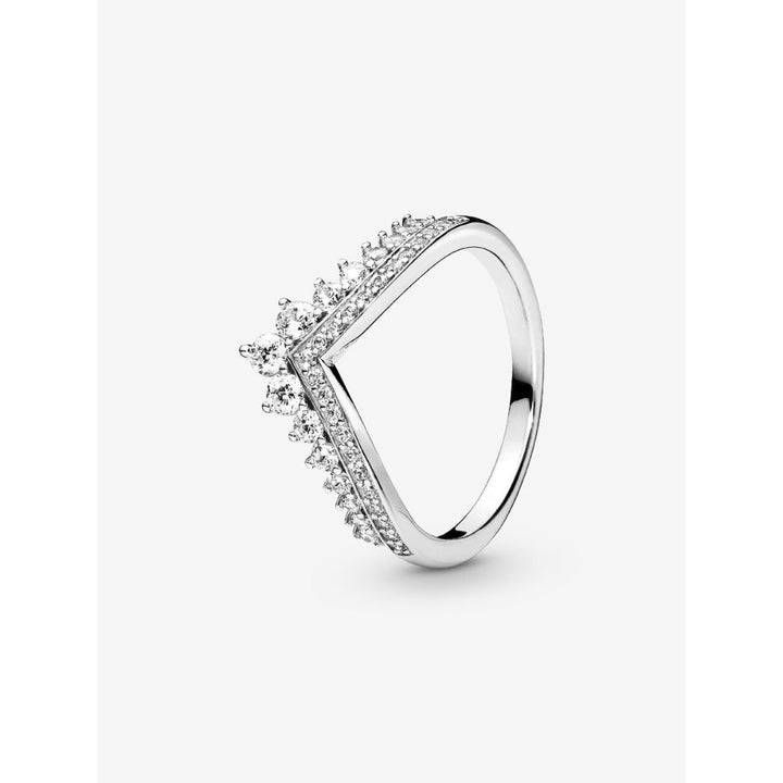 Pandora Sterling Silver Princess Wishbone Ring Image 1
