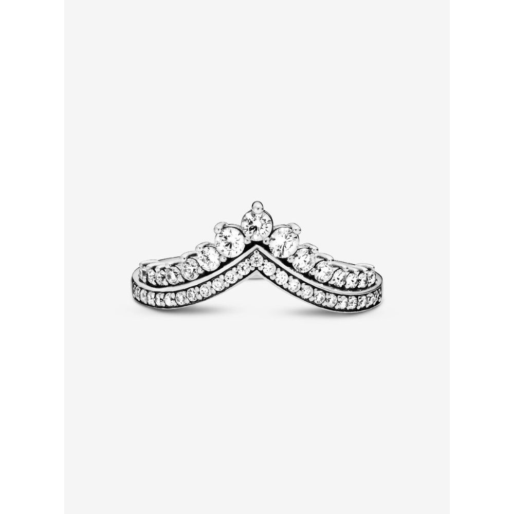 Pandora Sterling Silver Princess Wishbone Ring Image 4