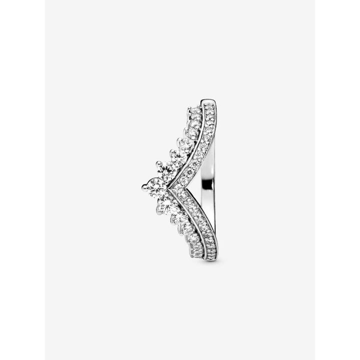Pandora Sterling Silver Princess Wishbone Ring Image 5